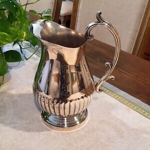 Silver plate pitcher